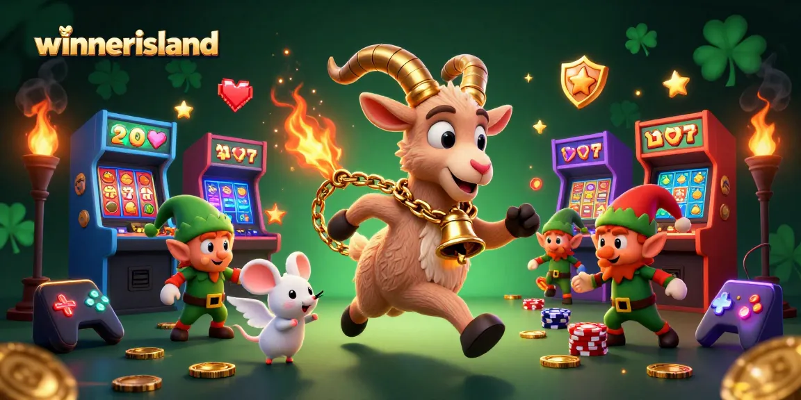 Experience thrilling gameplay at winnerisland with vibrant 3D casino elements and lively characters.